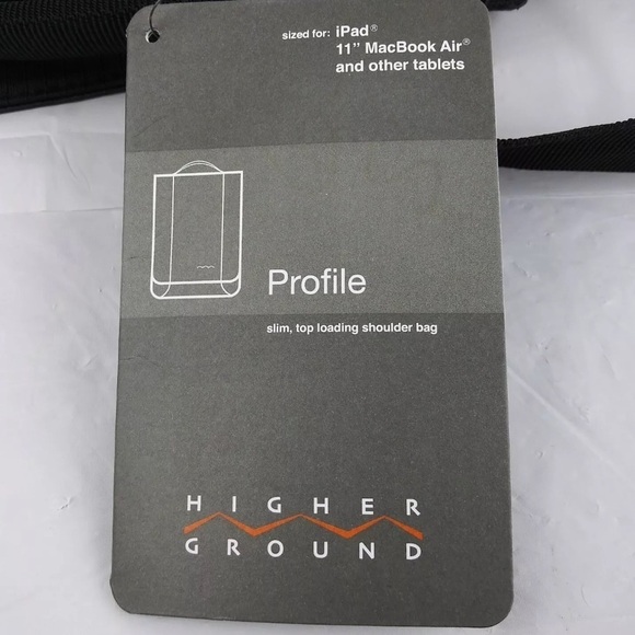 HIGHER GROUND Profile Slim Top Loading Compact‎ Shoulder Bag for Tablet Laptop - Picture 2 of 12